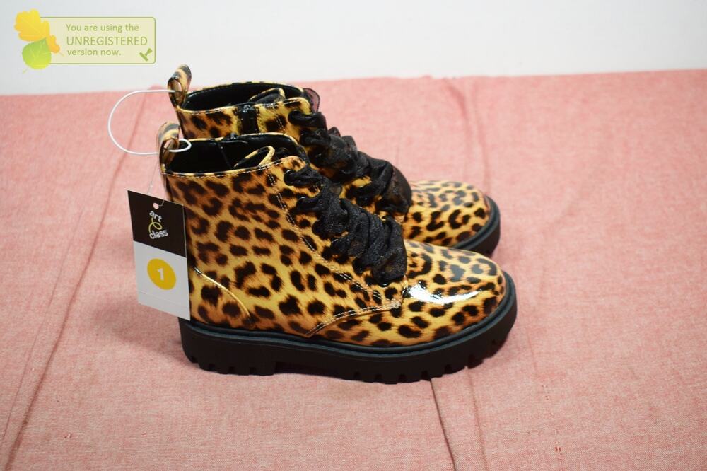 art class Kids' Kayden Lug Sole Lace-Up Zippered Booties Tan Size 1